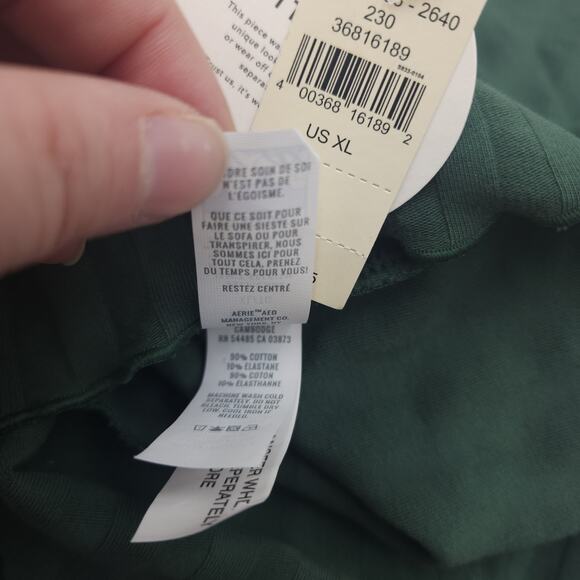 Offline by Aerie Women's OG Original Crop Tank in Green Size XL - Picture 8 of 8